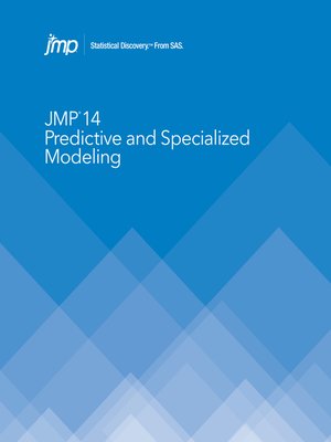 cover image of JMP 14 Predictive and Specialized Modeling